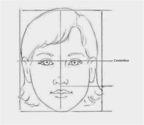Drawings Childrens Facial Proportions