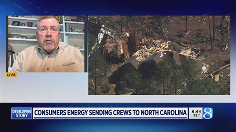 Consumers Energy Sends Crews To North Carolina Youtube