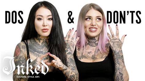 Tattoo Dos And Don Ts With Alisha Gory And Sabrina Nolan Inked Youtube