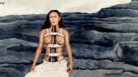 Salma Hayek Nude Tits Scene In Frida Movie On