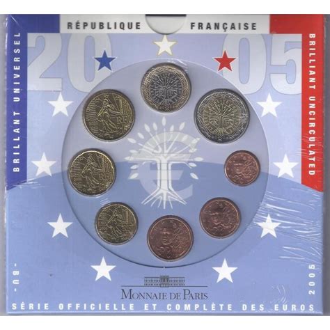 France Euro Coin Set 2005 8 Coins