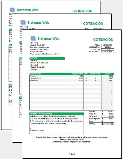 Plantilla De Cotización Excel In 2020 Excel Templates Home Room
