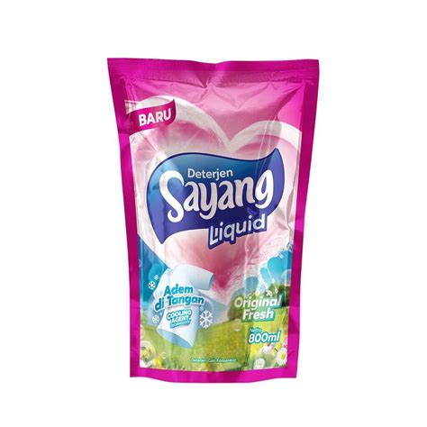 Sayang Original Fresh Liquid Detergent 800ml Lazada Indonesia