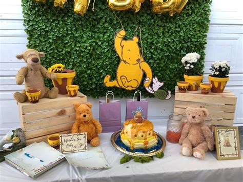 Winnie The Pooh Decor Personalized Party Decor Baby First Birthday