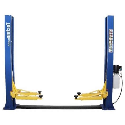 mild steel two post hydraulic car lift for servicing 2 4 tons at rs 118000 in pune