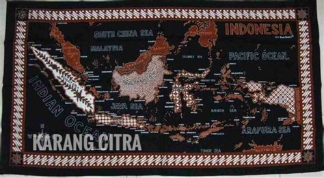 Promo Batik Peta Indonesia Kado Hadiah Taplak Meja Hiasan Dinding Oleh Oleh Diskon Di Seller