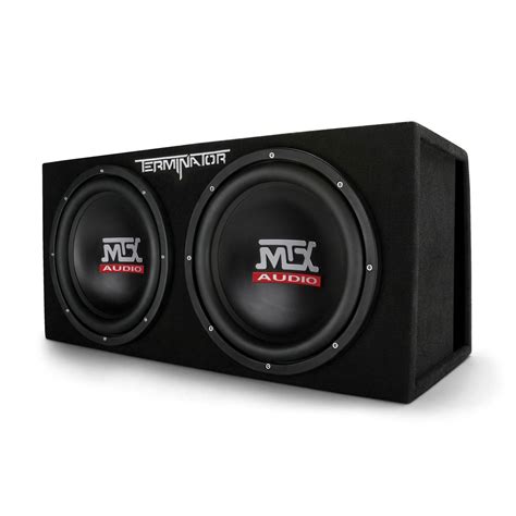 Mtx Tne212dv 12 Inch 2000 Watt Max Car Audio Dual Loaded Subwoofer Box