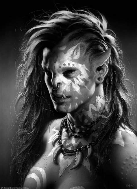 Female Orc Warcraft Art Warcraft Film Warcraft Movie