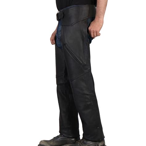 Hot Leathers® Mens Leather Chaps