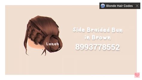 Pin By ʚeloiseɞ On ʚbloxburg Clothing Codesɞ Brown Hair Roblox