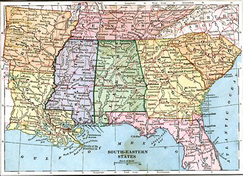 31 Road Map Of Southeastern United States Maps Database Source