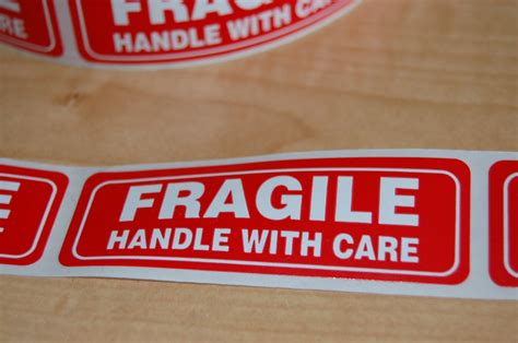 1000 Fragile1x3 Sticker Handle With Care Fragile Labelsticker Ebay