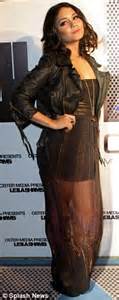 Vanessa Hudgens Does Gothic Glamour As She Toughens Up Her Sheer Skirt