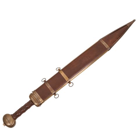Lord Of Battles Roman Gladius Sword With Leather Scabbard
