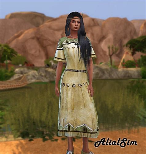 Ts2 Tribal Dress Conversion Sims 4 Female Clothes Vrogue