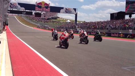 Motogp Starting Grid At Circuit Of The Americas Youtube