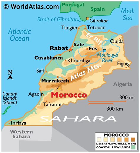 Cartina Geografica Del Marocco