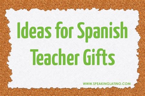 13 ideas for spanish teacher ts