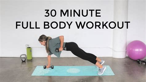 Minute Full Body Dumbbell Workout Compound Movement Total Body