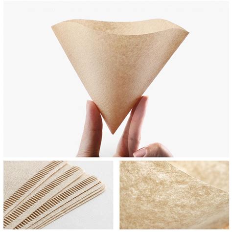 Premium Unbleached Paper Cone Coffee Filters 40 Count Disposable Cone