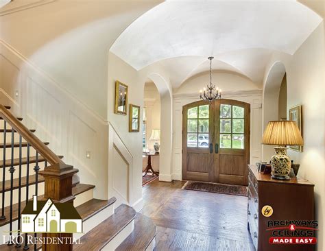 Be forewarned, we're telling you we will be easy on your budget. Foyer Groin Vault Ceiling - Traditional - Entry - Dallas ...