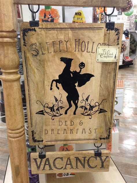 Sleepy Hollow Bed And Breakfast Sign Halloween Yard Decorations