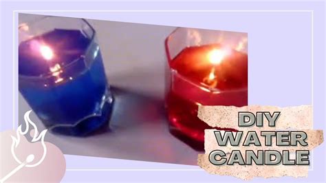 Diy Water Candle Tutorial Youtube