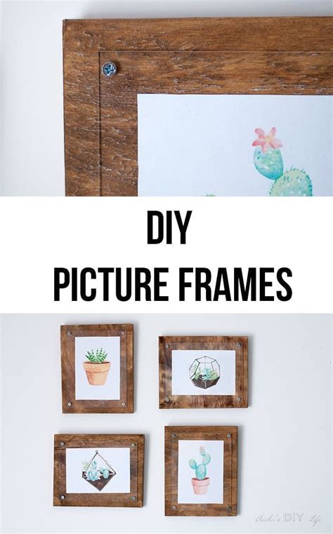Easy Diy Frames Using Plywood And Plexiglass Makes A Great Way To