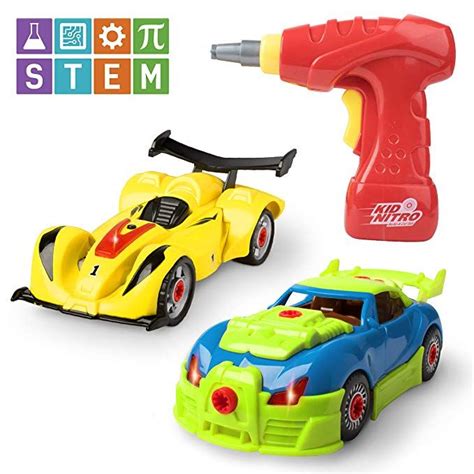 Take Apart Race Car Toys 53pk Build A Car Toys For Kids Building