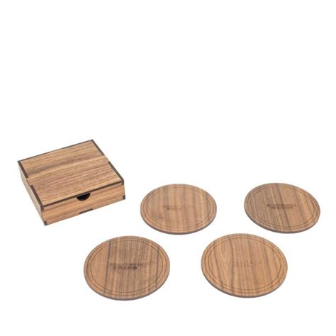 Customizable Wood Coasters Set Of 4