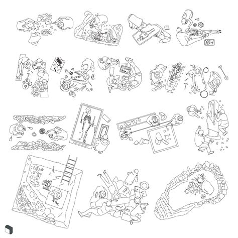 Cad Archaeological Excavation Top View | Cad blocks, Excavation