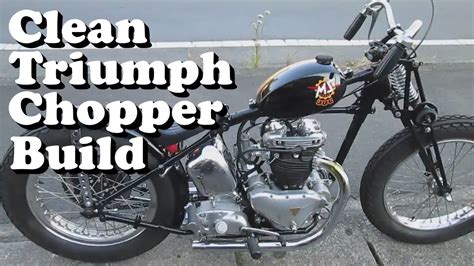Amazing Triumph Chopper Build Youtube