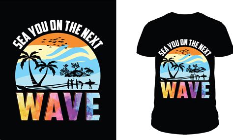 Summer Beach And Ocean T Shirt Design Graphic By Creativsid · Creative