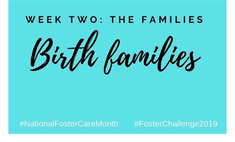 Foster Challenge 2019 Birth Families Raising My Little Presidents