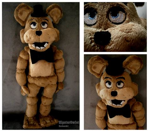 Handmade Five Nights At Freddys Plushie Freddy By Hipsterowlet On