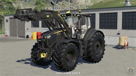 John Deere 6r Black Edition 1002 Fs19 Farming Simulator 22 мод