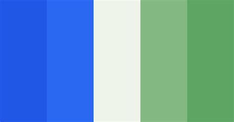 Clean Blues And Greens Color Scheme Blue