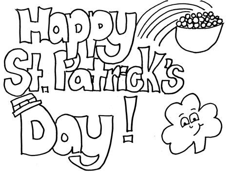 Patrick, i do share an interest and love of irish culture. ST. PATRICK'S DAY COLOURING PAGE | St patricks day ...