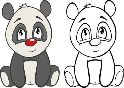 Kolorowanka “miś Panda” Do Druku Planeta Dziecka