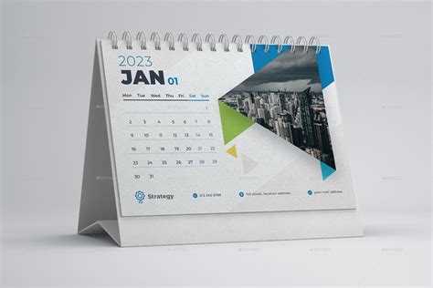 2023 Desk Calendar Template Print Templates Graphicriver