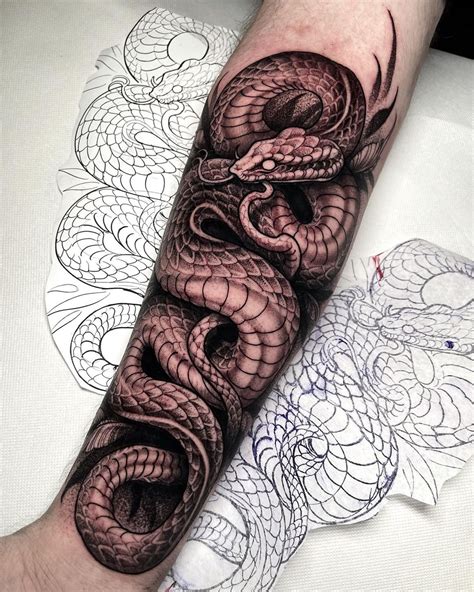 Discover More Than 87 Realistic Snake Head Tattoo Vn