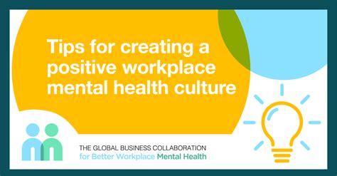 5 Tips For Creating A Positive Mental Health Culture At Work The