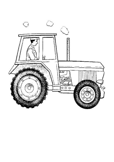 Coloring Sheet For Tractor Unit Also Have Child Add Stickers Of