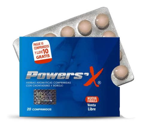 Suplemento Power Sex Fuerte Potencia Estimulante Blister X20 Cuotas Sin Interés