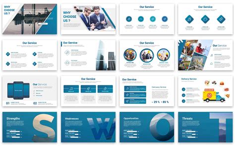 Business Graph Presentation Powerpoint Template For 20