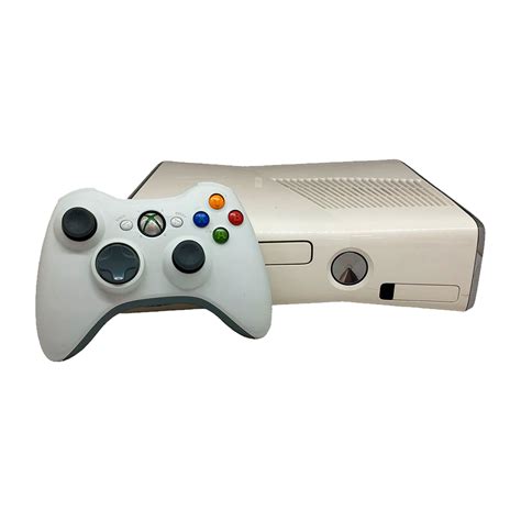Console Xbox 360 Slim 250gb Branco Microsoft Meugameusado