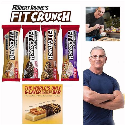 Fitcrunch Protein Bars Designed By Robert Irvine Worlds Only 6 Layer