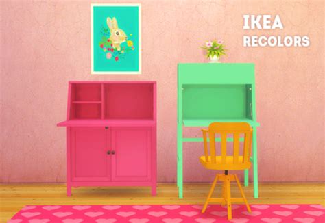 Sims 4 Custom Content Finds Lina Cherie Ikea Office Recolors Ats4