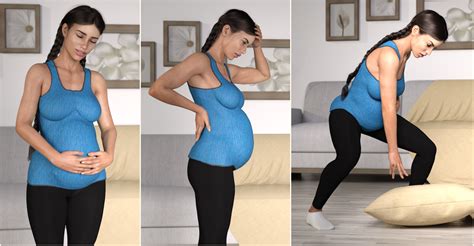z expecting pregnancy preset and poses for genesis 3 and 8 daz 3d