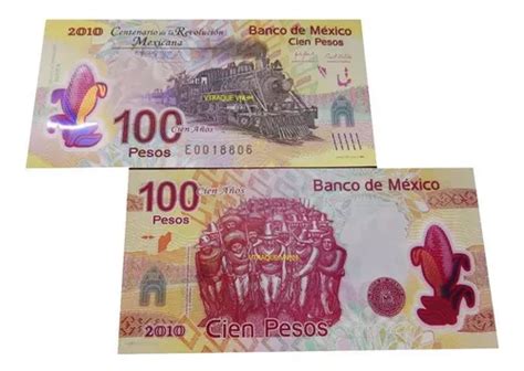 Billete Conmemorativo Centenario Revolución Mexicana 100 Meses sin